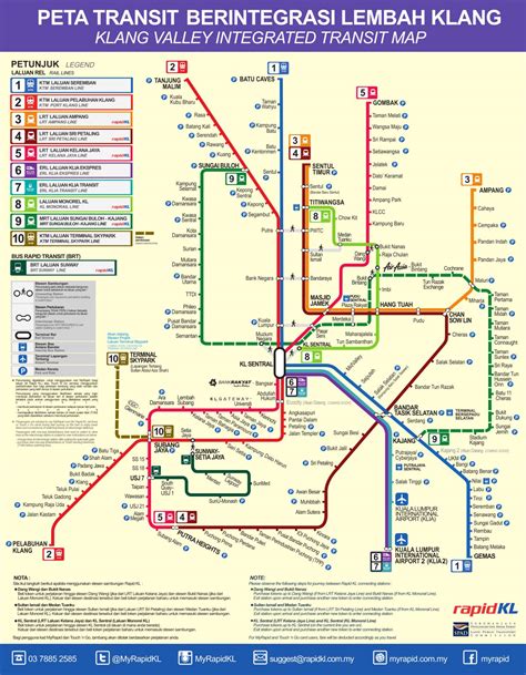 kuala lumpur metro map 2023